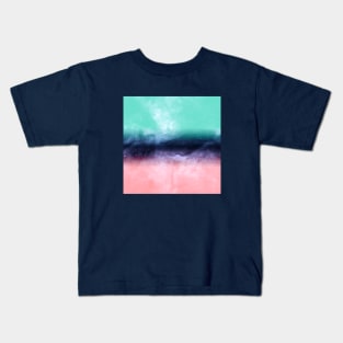 Modern watercolor abstract paint Kids T-Shirt